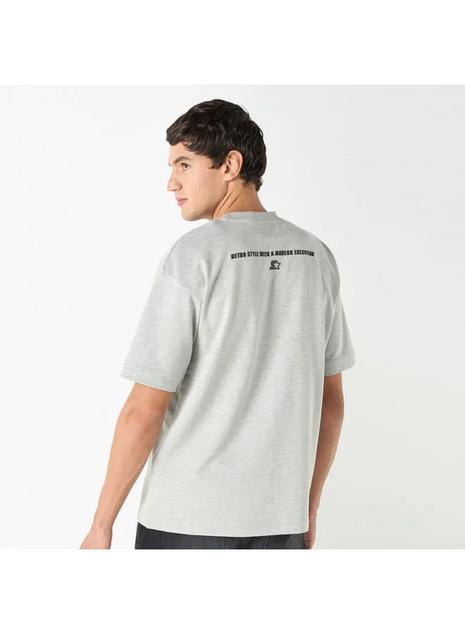 STARTER Starter Printed T-shirt with Crew Neck and Pocket