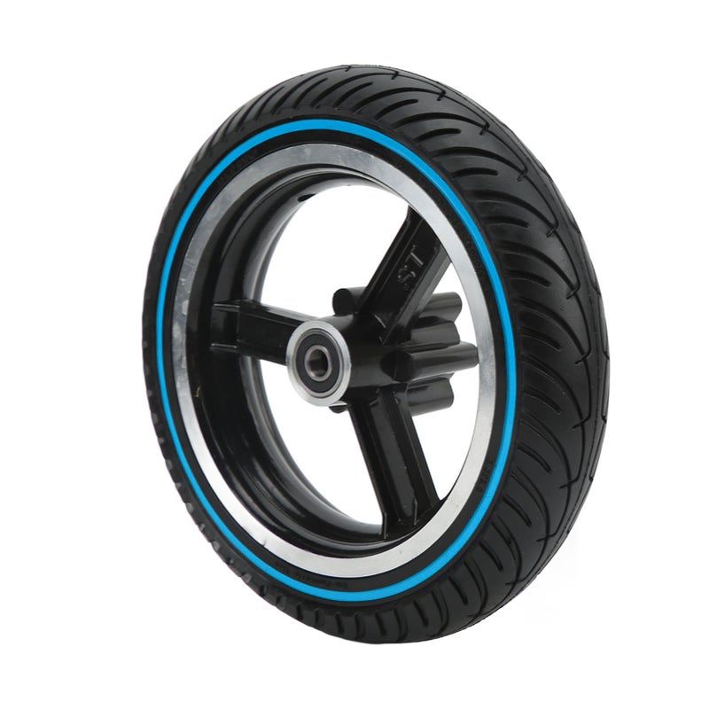 LYH L002 8.5 Inch Honeycomb Front Wheel Hub Electric Scooter Front Tire Replacement Parts for Kugoo M4 Scooter Blue - Image 5