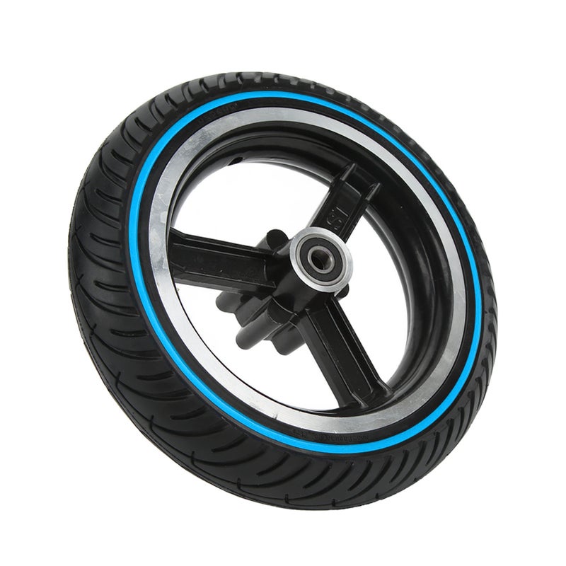 LYH L002 8.5 Inch Honeycomb Front Wheel Hub Electric Scooter Front Tire Replacement Parts for Kugoo M4 Scooter Blue - Image 4