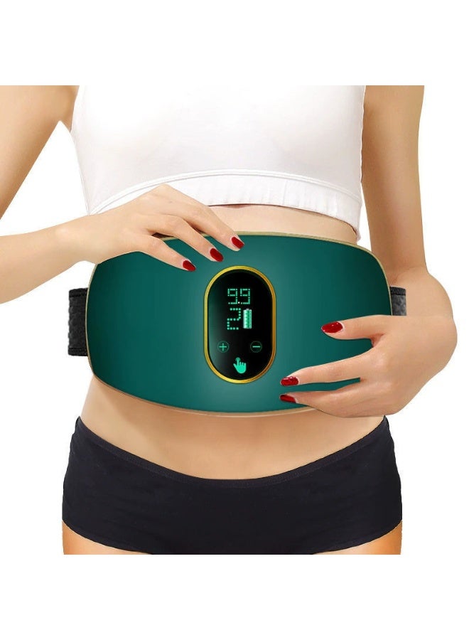 Electric Vibration Massage Belt, Abdominal Waist Training Massage Instrument, Vibration Massage Instrument for Men and Women