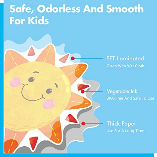 Gethelud 60 PCS Sun Cutouts, 10 Designs Bulletin Board Decoration Sun Cut-Outs DIY Crafts Project Spring Summer Sunshine Party Supplies - Image 3