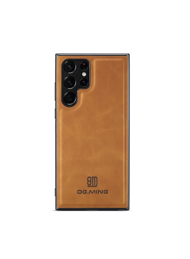 Dg مينغ جراب لهاتف Samsung Galaxy S22 Ultra 5G M2 Series مزود بحقيبة بطاقات متعددة قابلة للطي وغطاء خلفي للهاتف - Image 2