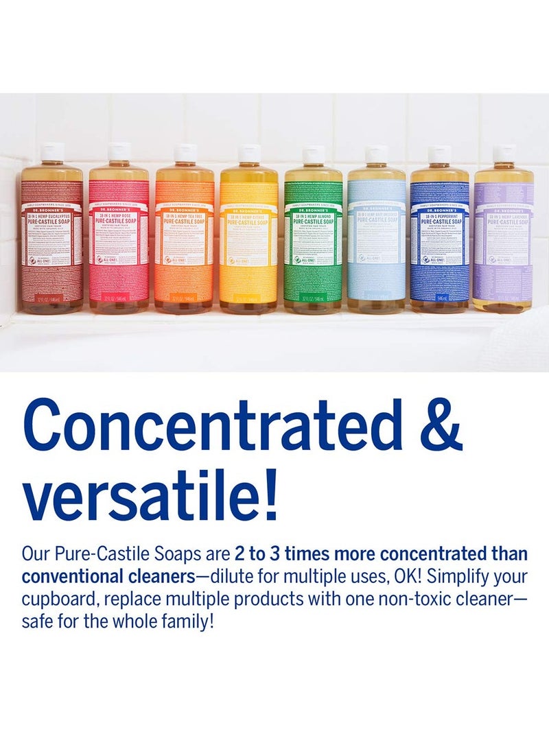 Dr. Bronner's Pure-Castile Liquid Soap (Citrus, 16 ounce) - Made with Organic Oils, 18-in-1 Uses: Face, Body, Hair, Laundry, Pets and Dishes, Concentrated, Vegan, Non-GMO - Image 5