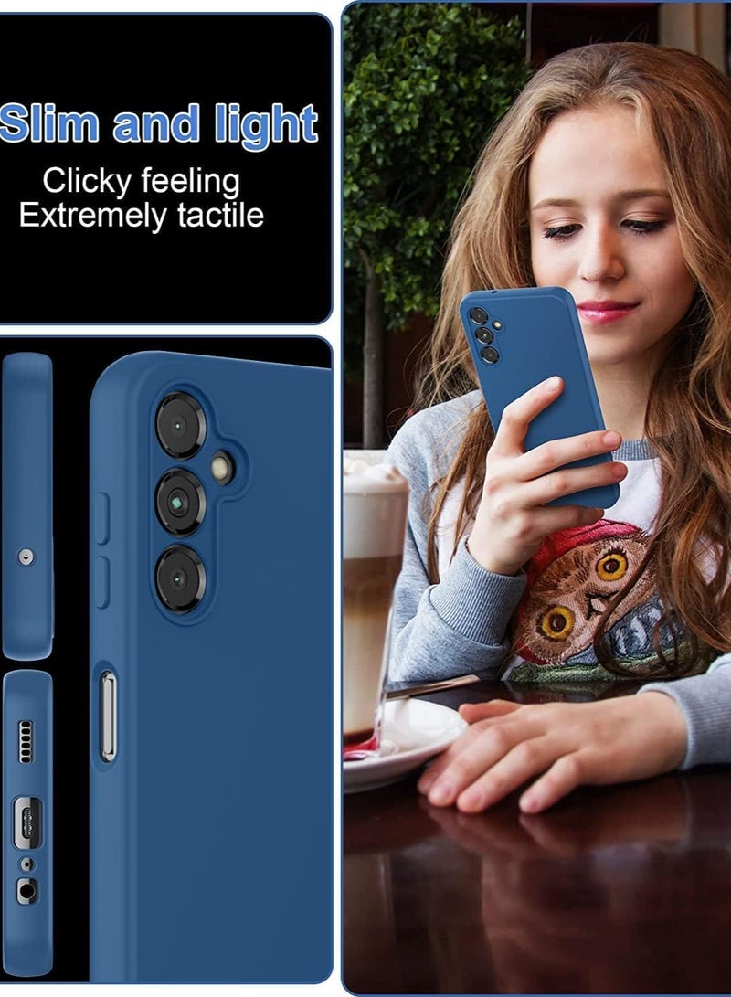 MIGOFAST Samsung Galaxy A17 5G Case Jelly Cover Soft Silicone Slim fit TPU Case Light weight Back Cover Matte Finish Shockproof Gelly Cover Anti fingerprint Case Designed For Samsung Galaxy A17 5G  Blue - Image 2