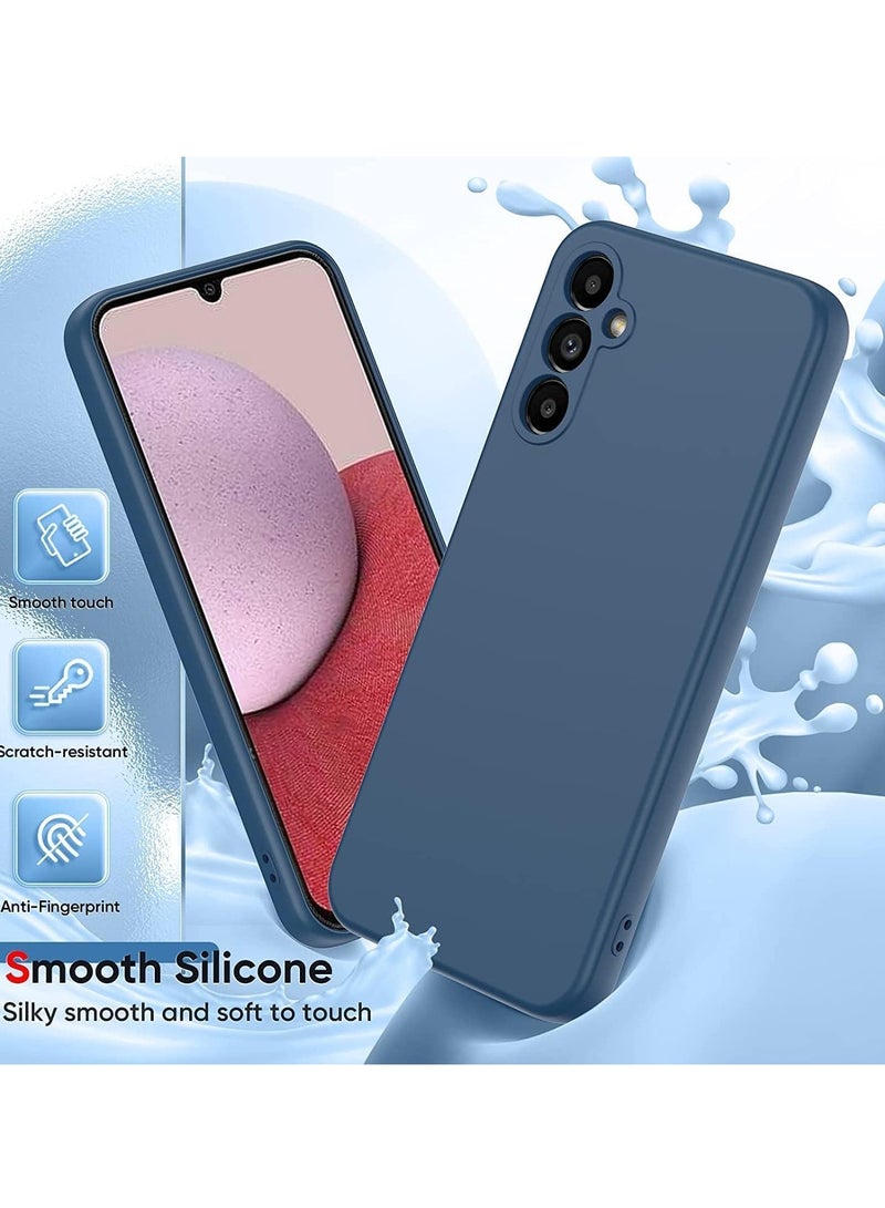 MIGOFAST Samsung Galaxy A17 5G Case Jelly Cover Soft Silicone Slim fit TPU Case Light weight Back Cover Matte Finish Shockproof Gelly Cover Anti fingerprint Case Designed For Samsung Galaxy A17 5G  Blue - Image 3