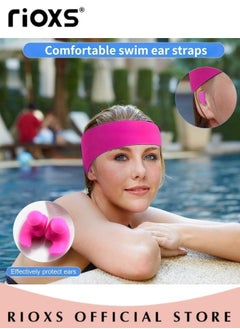 RIOXS 6 Pcs Reusable Swimming Headband Soft Silicone Earplugs Set for Kids Adults Including Waterproof Noise Reduction Earplugs and Swim Headbands  - Image 3