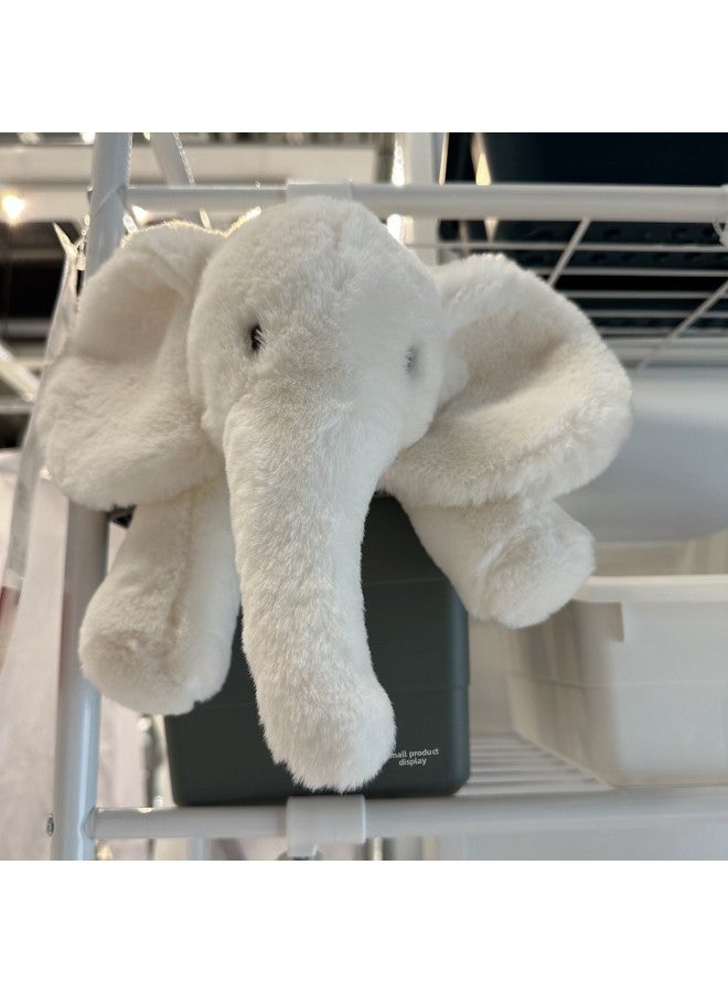 Cute Baby Elephant Plush Doll Children's Bed Sleeping Comfort Doll Doll Doll Pillow Birthday Gift-Color:White-Height:45cm - Image 1