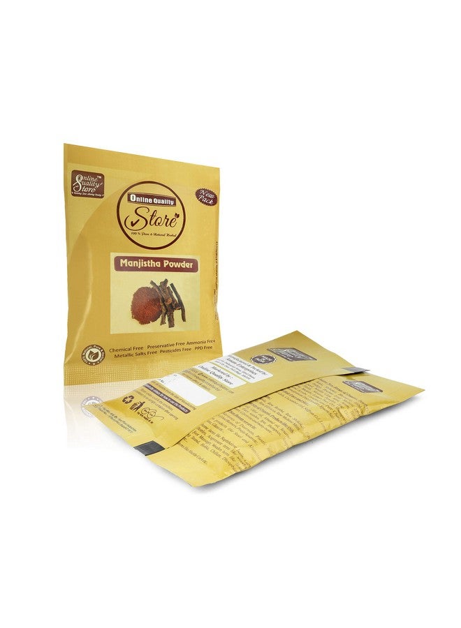 Online Quality Store Manjistha Powder | Rubia Cordifolia for Hair & Skin Care (50g, Pack of 1,Pure & Natural, Face &body) - Image 3