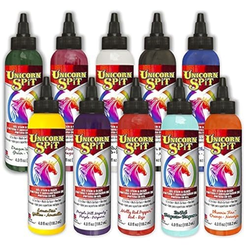 Unicorn Spit Gel Stain and Glaze in One, 4 Ounce Each - 10 Paint Collection - Image 5