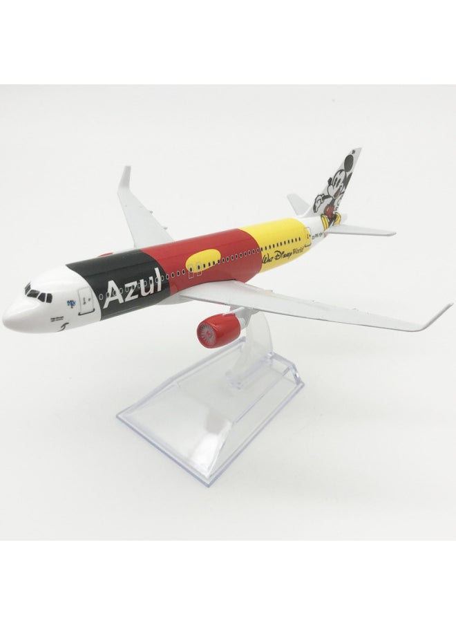 16cm Alloy Aircraft Model Mouse Aviation Airbus 320 Home Ornaments Car Ornaments Network Good Sale-Color:Dark Violet  - Image 4