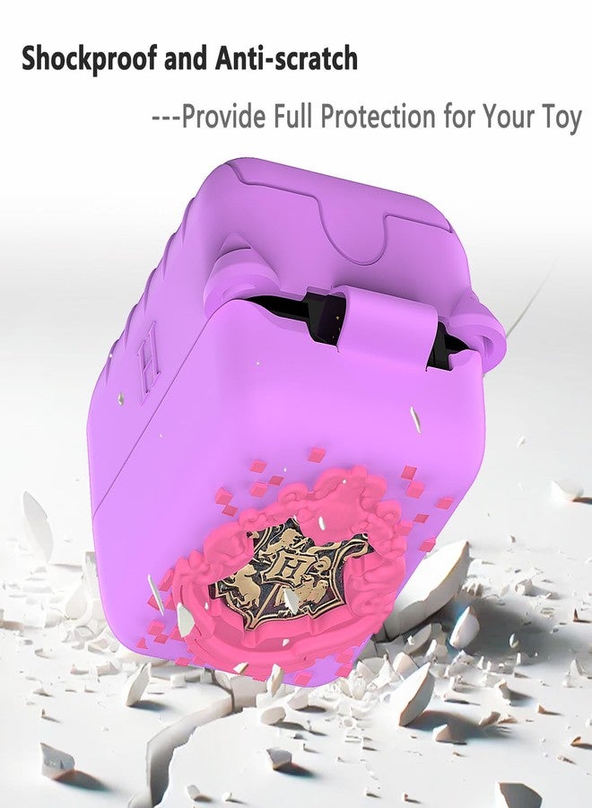 JCHPINE Silicone Cover Case for Bitzee Harry Potter Interactive Digital Pet, Protective Cover for Harry Potter Bitzee Pets Accessories (Purple) - Image 4