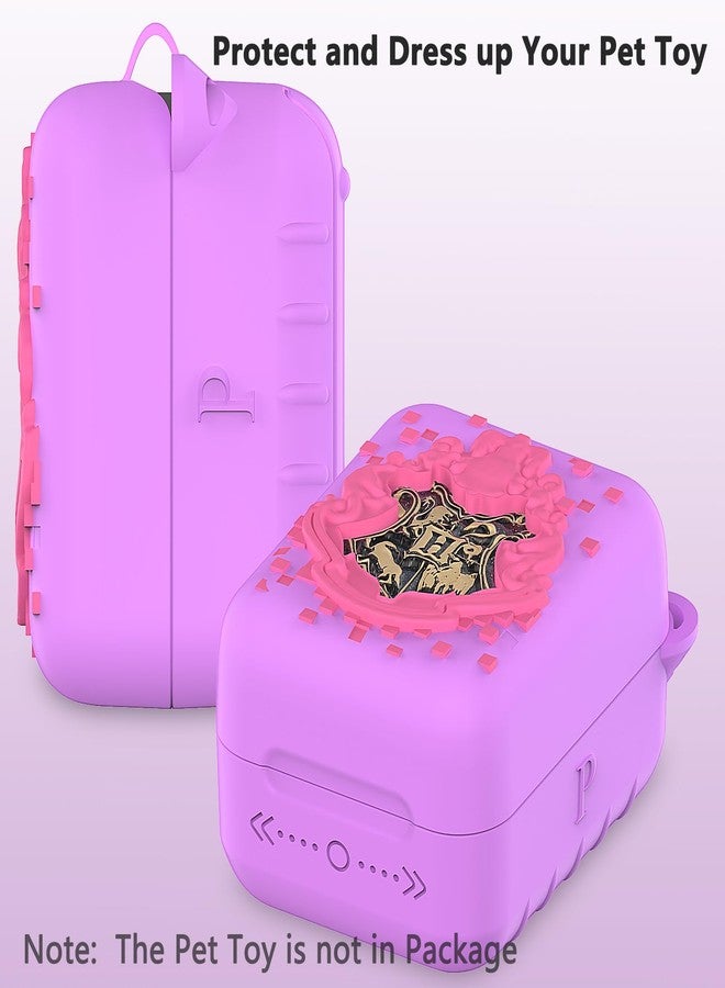 JCHPINE Silicone Cover Case for Bitzee Harry Potter Interactive Digital Pet, Protective Cover for Harry Potter Bitzee Pets Accessories (Purple) - Image 5