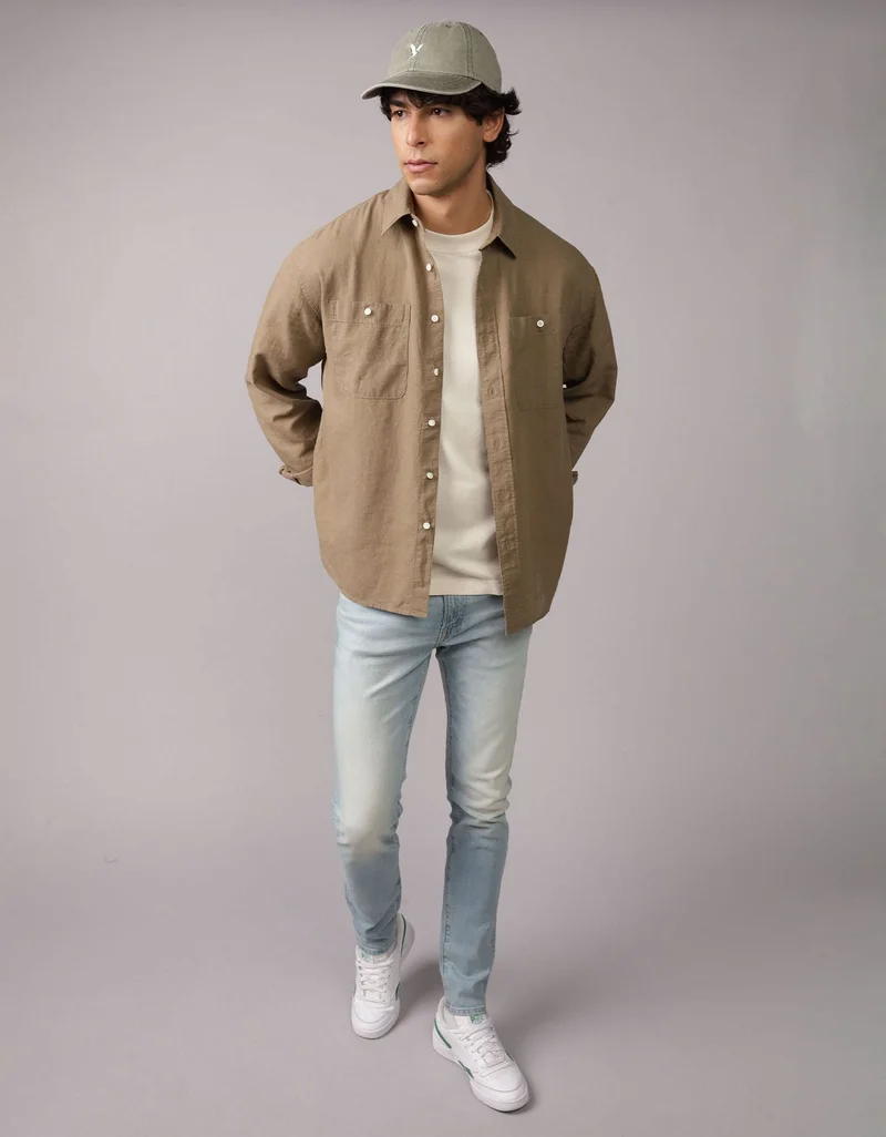 امريكان ايجل قميص للارتداء اليومي بقصّة مريحة