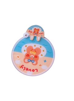 Thoraya Foldable Round Fans Fabric Compact Sturdy Round Folding Hand Fan for Daily Use Festival Wedding Party Favors  - Image 4
