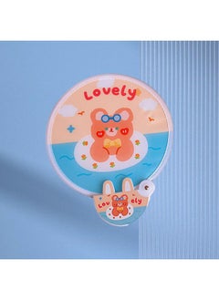 Thoraya Foldable Round Fans Fabric Compact Sturdy Round Folding Hand Fan for Daily Use Festival Wedding Party Favors  - Image 5