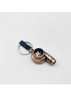Y&D Creative Sleeve Spinning Turbo Turbine Turbocharger Keychain Key Chain Ring Keyring Keyfob  - Image 3