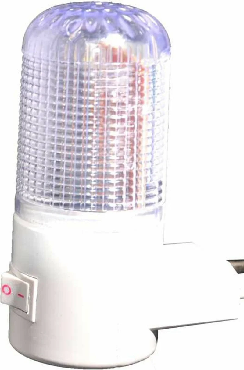 موبي Nl8 Transparent Cylinder Shaped Night Light Decorative Kids Room Lighting