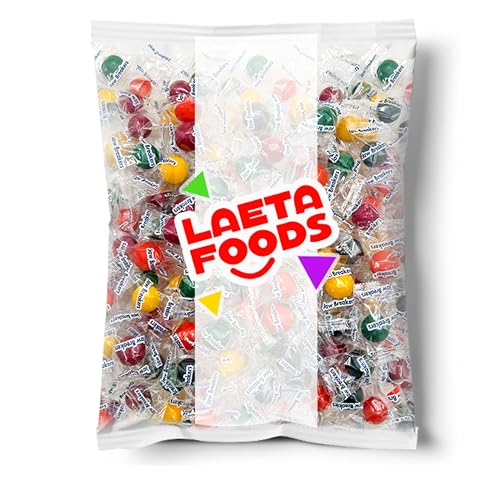 LAETAFOOD Jawbreakers Hard Candy  2 Pound Bag  Approx 150 Count  Individually Wrapped Candy  Assorted Fruit Flavored Retro Candies for Buffets  Party Favors - Image 5