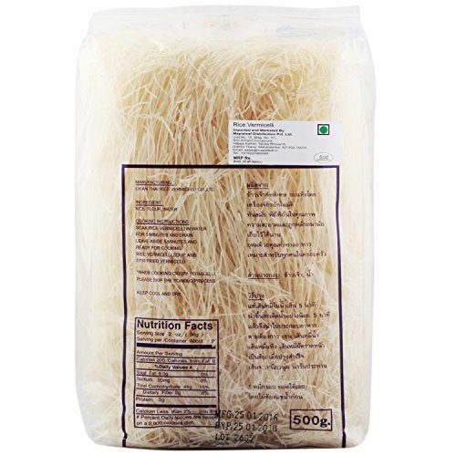 Lion Star Star Lion Rice Vermicelli, 500 grams- Vegetarian, No Artificial Flavours, No Artificial Colours - Image 2