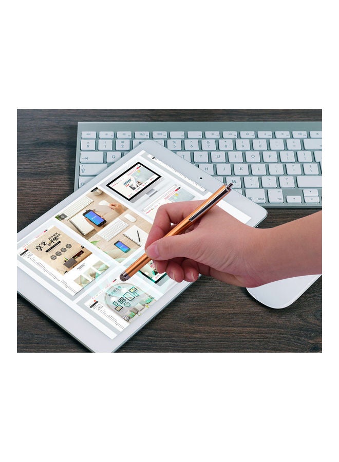 NIBEMINENT 6-Piece Universal Capacitive Stylus Pens Gold/Black - Image 3