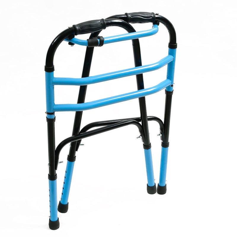 PHYSIQO Plain Double Bar Frame Balanced Adjustable Adult Walker For Men/Women(Multicolor,Design 80 - Image 2