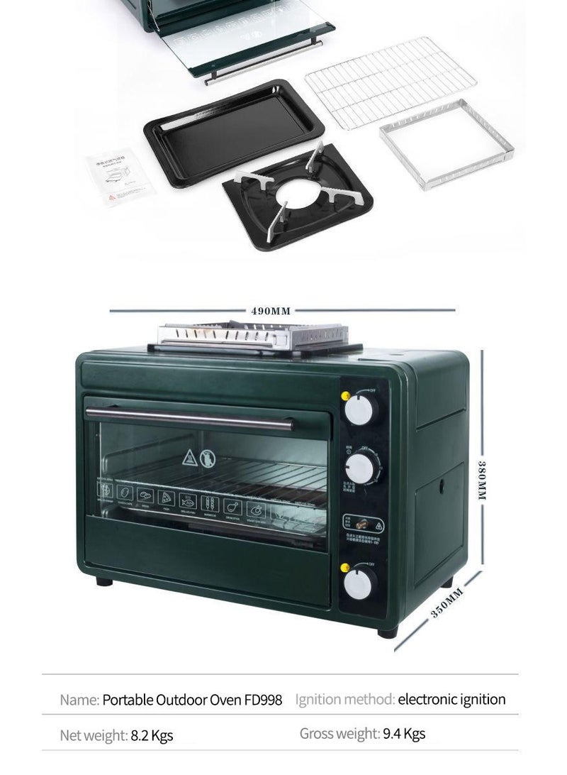 CAMPING FAMILY Stove & Oven – 25L Multi-Function Outdoor Cooker - Image 5