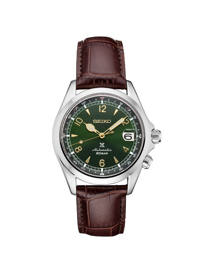 Seiko Prospex SPB121J Men's Automatic Stainless Steel Leather Strap Watch - Image 1