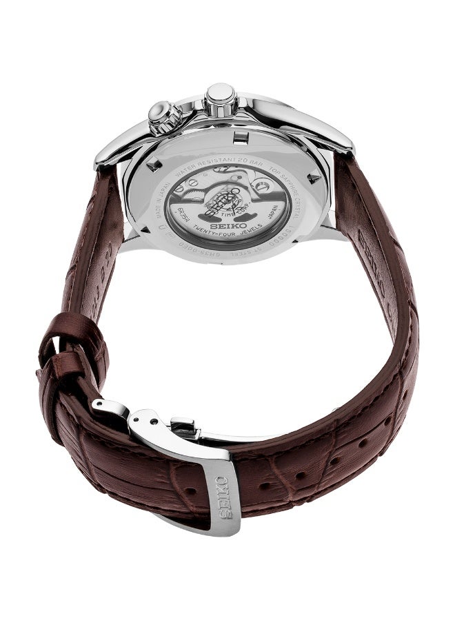 Seiko Prospex SPB121J Men's Automatic Stainless Steel Leather Strap Watch - Image 3
