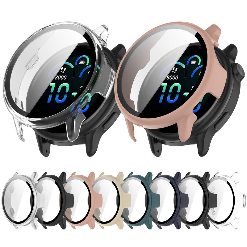 Frosted Black Protective Sleeve Scratch Resistant PC Tempered Glass Watch Case For Smartwatch Dedicated Model - Image 3