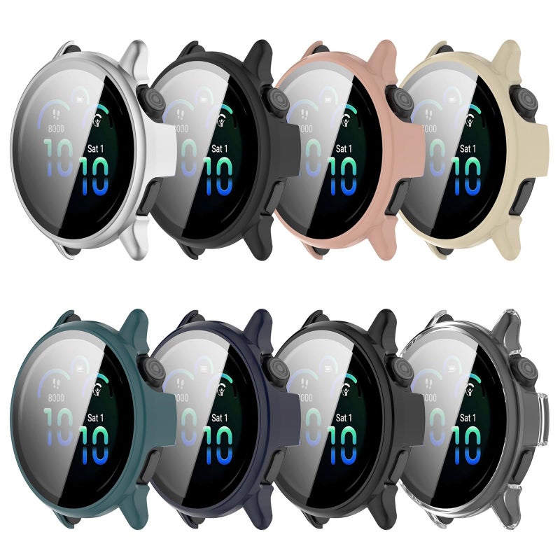 Frosted Black Protective Sleeve Scratch Resistant PC Tempered Glass Watch Case For Smartwatch Dedicated Model - Image 4