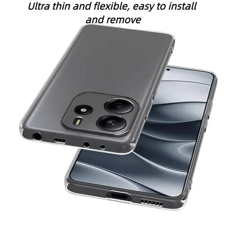 غطاء شفاف من مادة TPU الناعم المقاوم للسقوط لجهاز Xiaomi Redmi Note 15 Pro 5G - Image 3