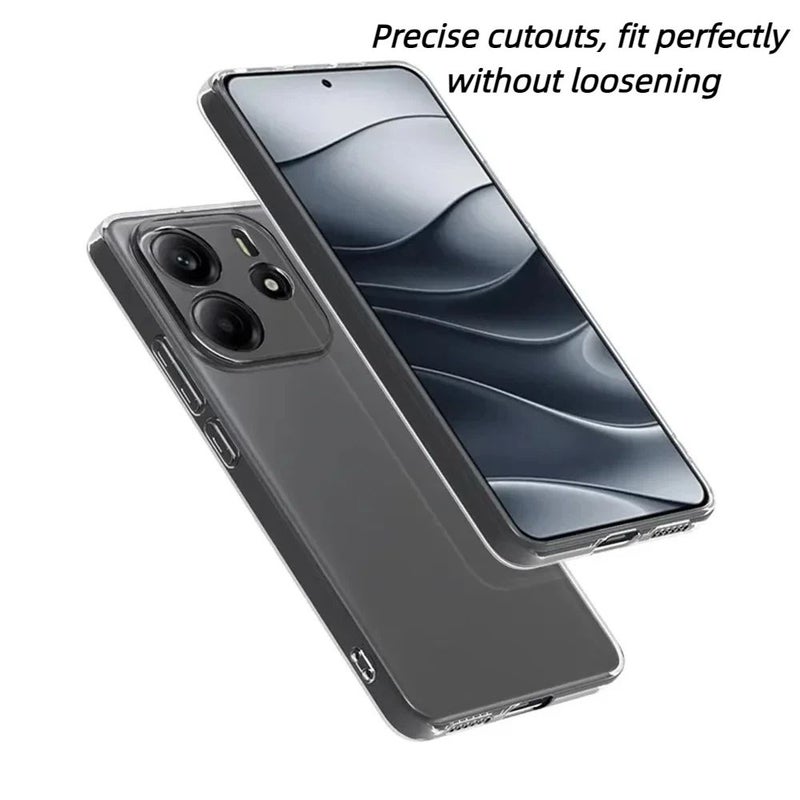 غطاء شفاف من مادة TPU الناعم المقاوم للسقوط لجهاز Xiaomi Redmi Note 15 Pro 5G - Image 2
