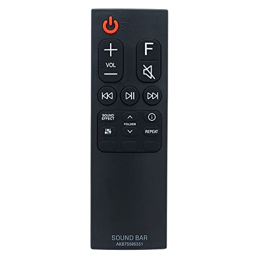 Azwok AKB75595331 Remote Control Replacemen for LG Soundbar SL6Y SPL5B-W SN6Y SPN5B-W SL4 SPH4B-W SL5Y SN7CY SNC4R SPH4B-W SPJ4-S S65S3-S SL4Y SL7Y - Image 1