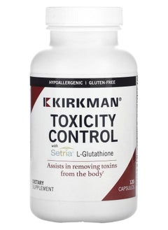 Kirkman Labs Toxicity Control with Setria L-Glutathione 120 Capsules 