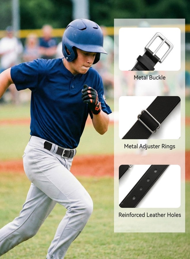 CHAOREN Youth Baseball Belt - 1.25" Boys Belt, Elastic Softball Belts for Boys and Girls - Easy for Sport - Image 3