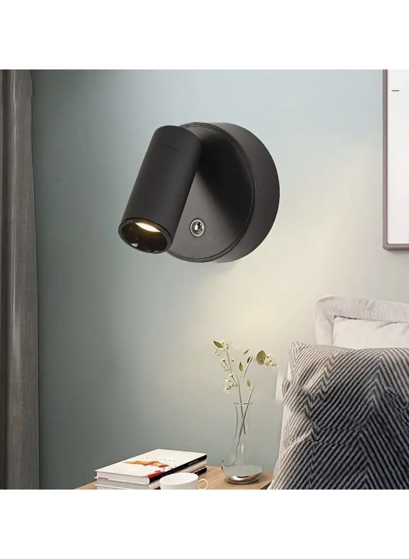 Yalla Pick 360°Magnetic LED Spotlight,Rechargeable LED Reading Light, Touch Adjustable Brightness, Suitable for Bedroom Bedside, Cabinet, Living Room, Desk, Bar Decoration, Birthday - Image 1