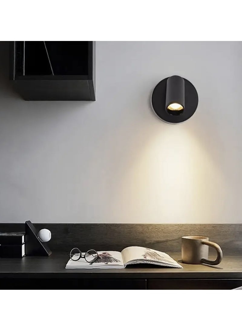 Yalla Pick 360°Magnetic LED Spotlight,Rechargeable LED Reading Light, Touch Adjustable Brightness, Suitable for Bedroom Bedside, Cabinet, Living Room, Desk, Bar Decoration, Birthday - Image 4