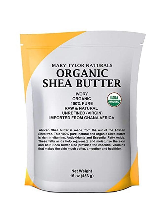 Mary Tylor Naturals - 1 Lb Usda Certified By Mary Tylor Naturals Raw Unrefined Ivory From Ghana Africa Amazing Skin Nourishment Eczema Stretch Marks And Body - Image 1