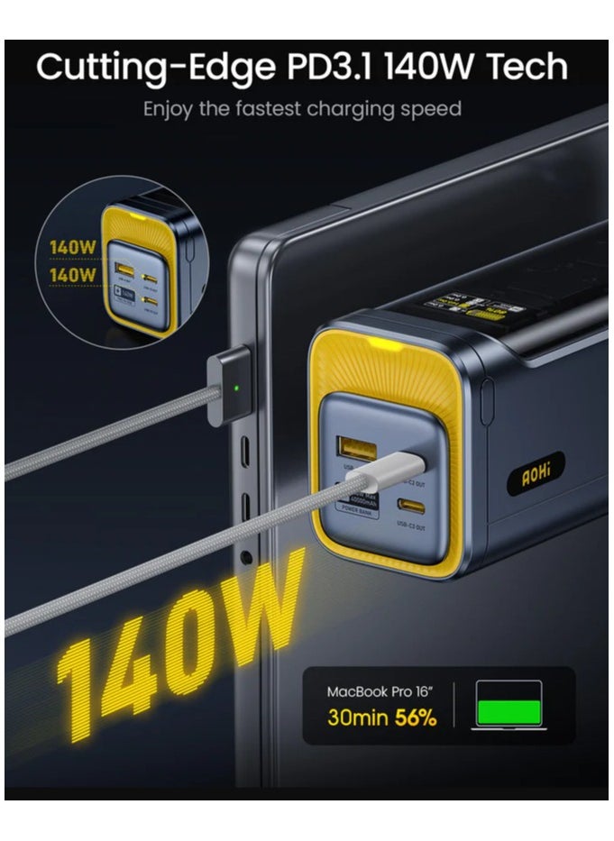  أوهي AOHi ستار شيب ور بانك 4000 mAh بقوة 140 واط PD 3.1  - Image 4