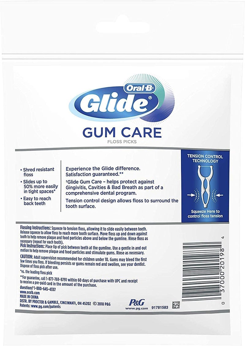 Glide Oral-B Glide Floss Picks-30 count, Unflavored (Pack of 6) - Image 2