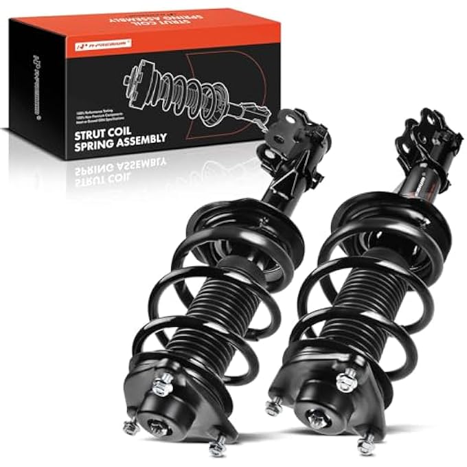 A-Premium Front Complete Struts With Coil Springs Assembly Compatible With Hyundai Sonata 2011 2012 2013 2014 2Pc Set - Image 2