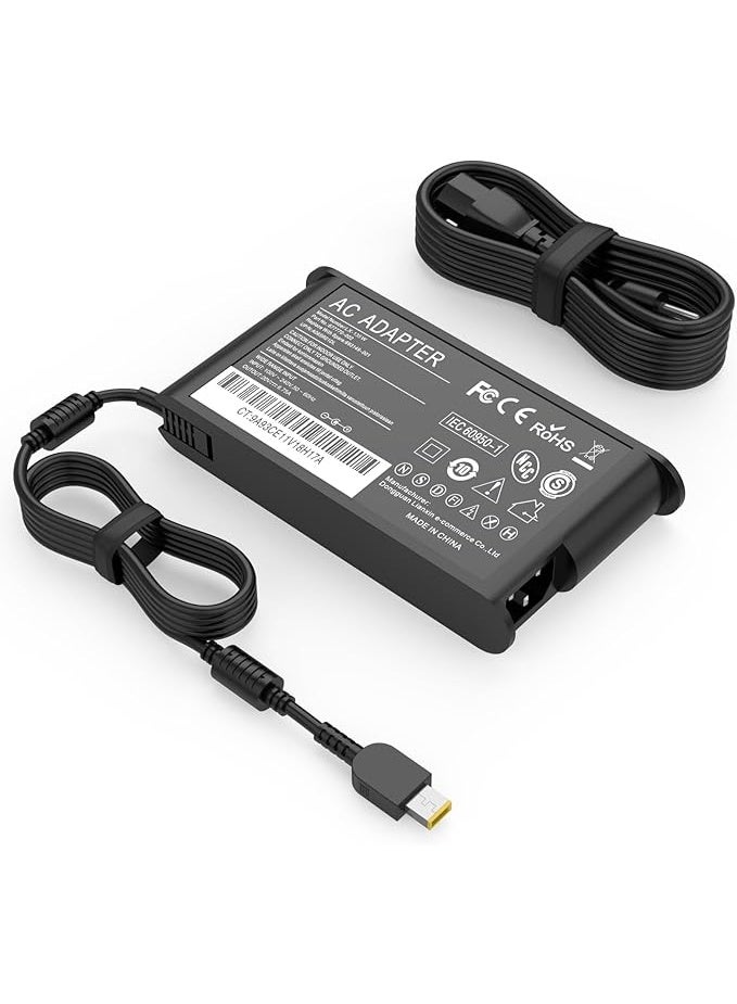 Terabyte Compatible 135W Laptop Charger for Lenovo,Thinkpad X1 Extreme, Ideapad Gaming L340, Yoga 9i and Dock Charger - Image 1