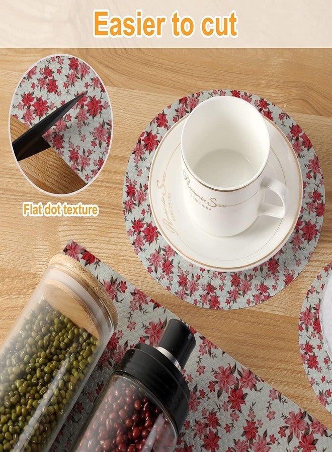 Vocal Store Anti-Slip Kitchen Cabinet Drawer Shelf Mat Liner Sheets Textured Multipurpose 5 Meter Roll, Pink - MDOJ5-P02-5 - Image 4