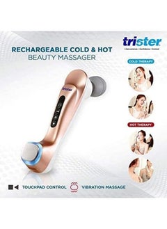 trister Heating And Cooling Vibration Massager Stainless Steel Battery Powered Standard Packing Ts-597Hm  - Image 1