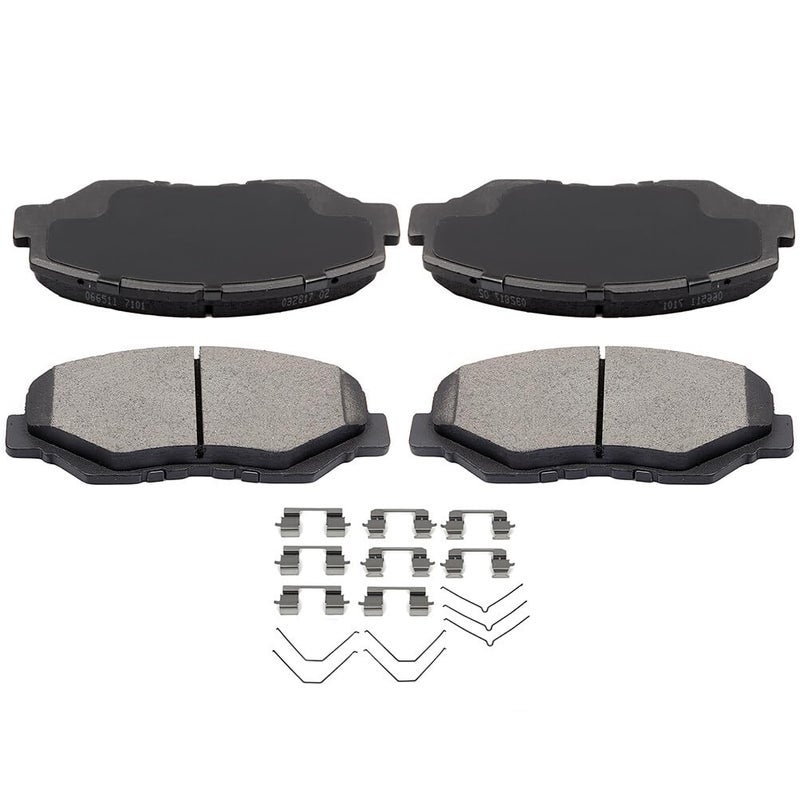 ECCPP D9147795 4pcs Front Ceramic Disc Brake Pad Set Fit Acura ILX 20132015 Honda Civic 20122021 CRV 20022006 20122016 Pilot 20032008