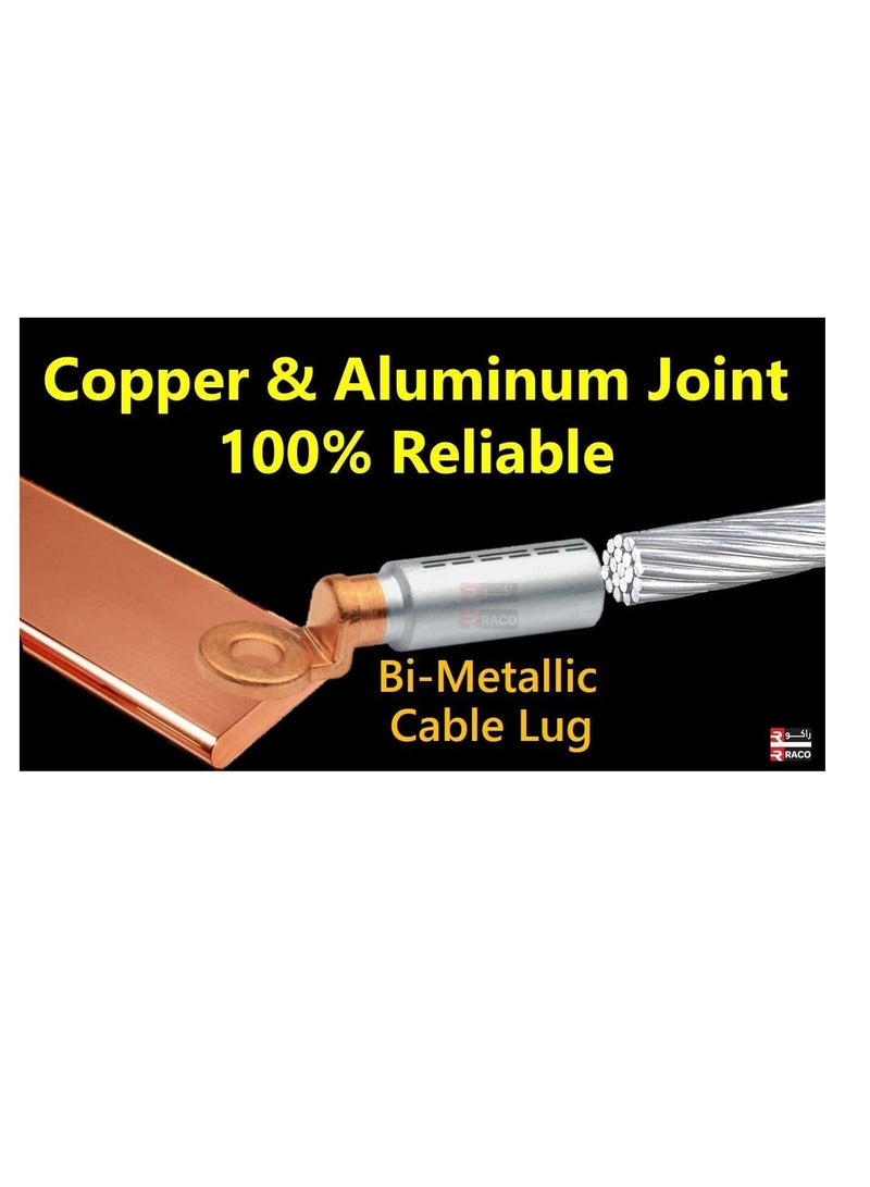 RACO Cable Lug Aluminum-Copper Bi-Metal Terminals With Copper Palms - Image 4