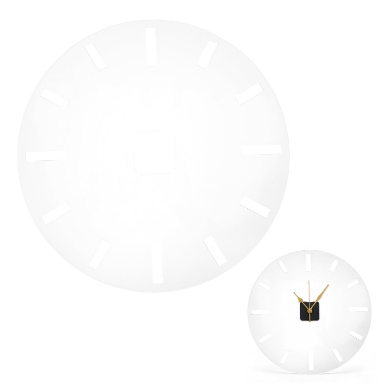 Clock Template: Router Inlay Stencil For Diy Woodworking Projects Crafting Wall Clock Face Inserts And Home Decorations - Image 1