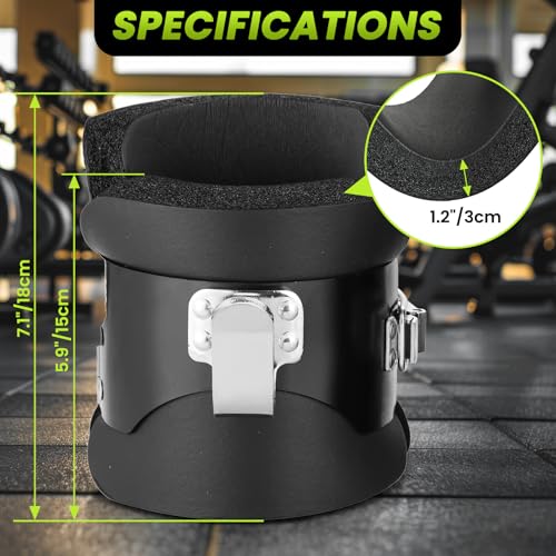 AMGSH Gravity Boots Inversion Boots, Gravity Boots Hanging Upside Down with 2 Gravity Hook, Anti Gravity Inversion Boots for Core Gym Fitness Exerciser, Ab Crunch, Abdominal Sit Up, Hooks Bar Therapy - Image 2