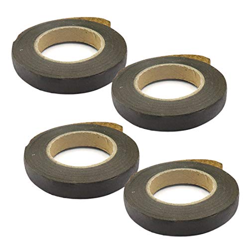 TREELY 4Pcs Floral Tape Stem Wrap, 1/2 Inch x 30 Yards, Brown - Image 5