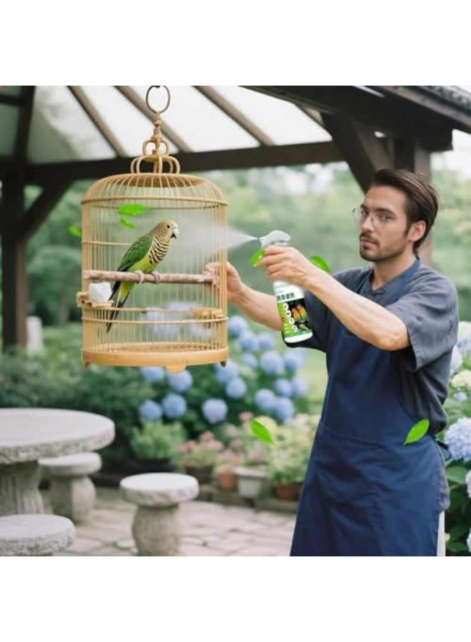 فوز اليوم رذاذ مطهر، 200 مل رذاذ مزيل رائحة للطيور ببغاء كوكتيل، مزيل رائحة الأقفاص، رذاذ آمن للحيوانات الأليفة لتجنب الروائح الكريهة في القفص، مناسب للببغاء الصغير، الحسون، الأرنب، القط، الجرو والهامستر - Image 2
